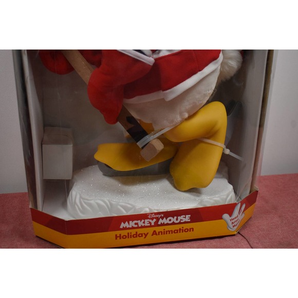Santa's Best Disney Mickey Mouse Holiday Animation Donald Duck Hockey New In Box - Picture 4 of 13